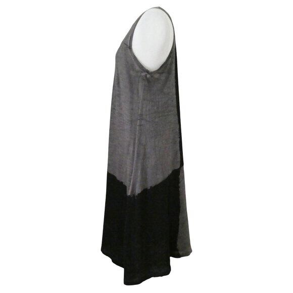 GILDA MIDANI flared tank dress sz M colorblock - Picture 2 of 10